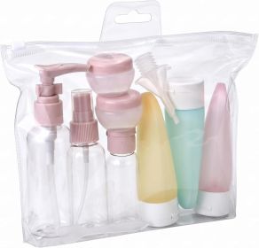 Travel Bottles for Toiletries, 11pcs Leak Proof Refillable Skincare Containers Portable Shampoo and Conditioner Bottles