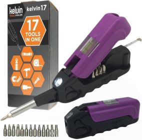 Kelvin 17 - The Everyday Multitool - Black (Color: Purple)