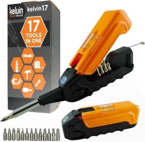 Kelvin 17 - The Everyday Multitool - Black (Color: Orange)