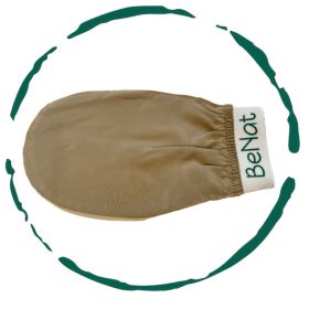 BeNat Natural Silk Exfoliating Bath Gloves - Premium Body Scrub Mitts for Deep Cleansing, Smooth Self-Tanning Prep & Ingrown Hair Removal (Silk Exfoliating Bath Gloves: Silk Exfoliating Bath Gloves)