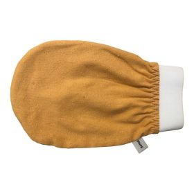 BeNat Natural Silk Exfoliating Bath Gloves - Premium Body Scrub Mitts for Deep Cleansing, Smooth Self-Tanning Prep & Ingrown Hair Removal (Silk Exfoliating Bath Gloves: Raw Silk)